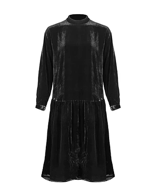 Eileen Fisher Velvet Drop Waist Dress