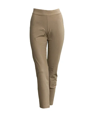 Washable Stretch Crepe Slim Pant