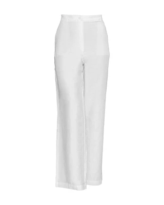 Wide Leg Pants White