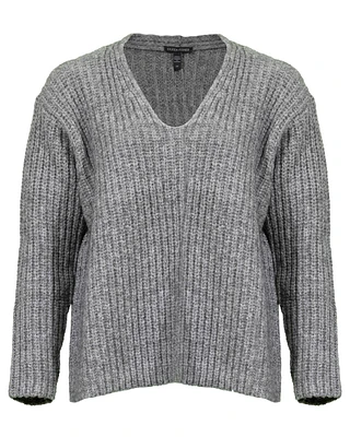 Eileen Fisher Wool Blend Loft Box Top