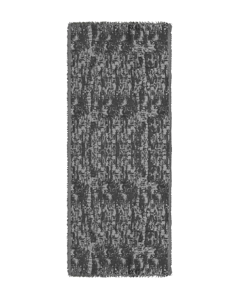 Wool Cashmere Linen Rectangle Scarf