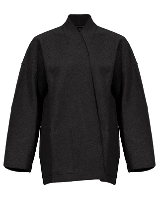 Wool High Collar Jacket