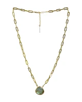 ARA Labradorite Charm Necklace