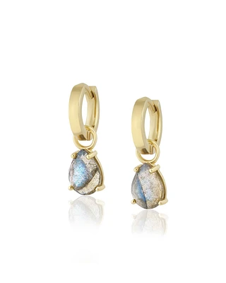 Labradorite Drop Mini Huggie