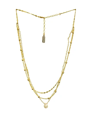 Lina Coin Ball Necklace