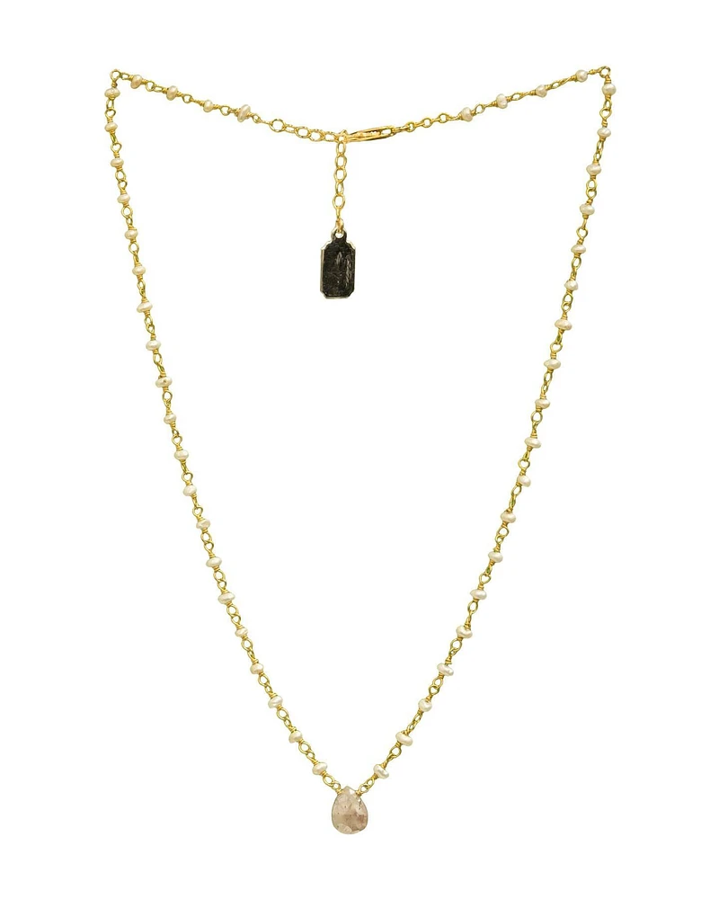 Lori Gold Pearl Necklace
