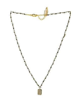 Mini Double Disc Necklace