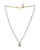 Mini Double Disc Necklace