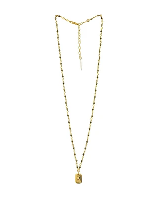 Mini Rectangle Chain Necklace