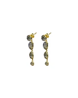 Mismatch Labradorite Dangle Earrings