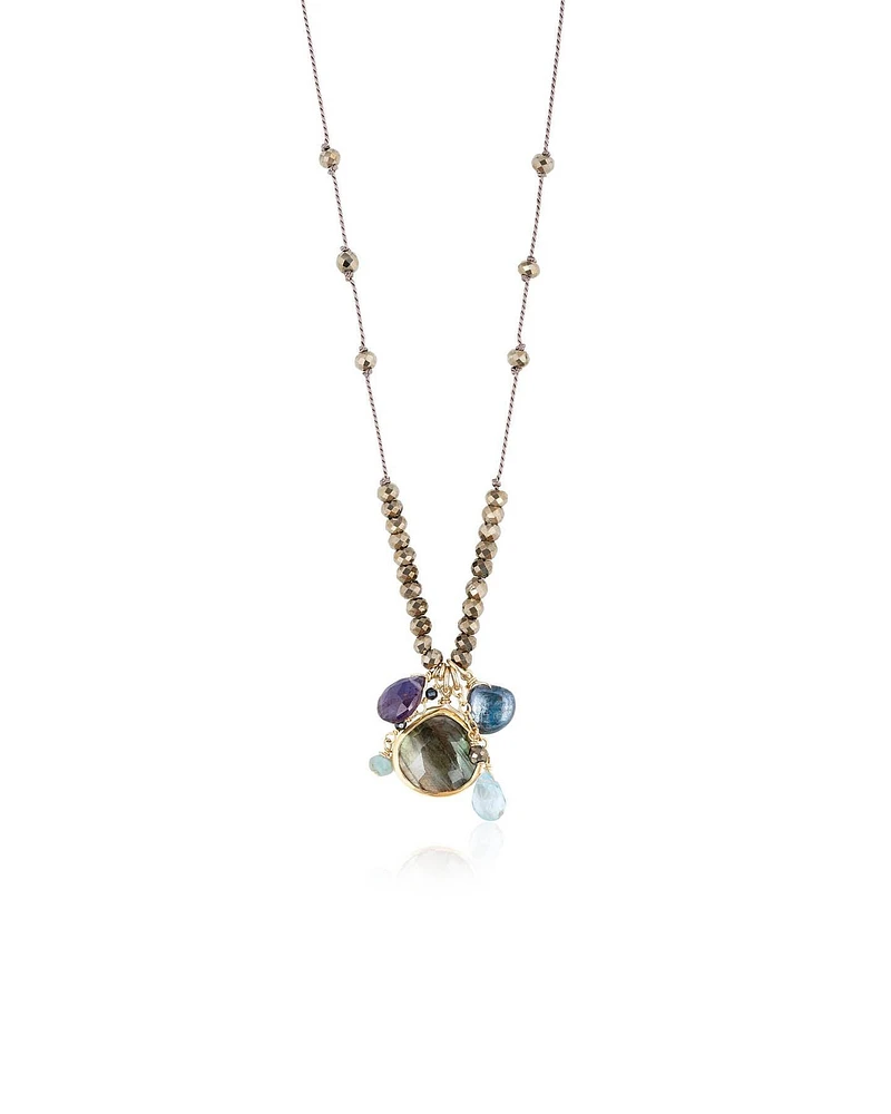 Sylvie Dangle Labradorite Blue Multi Necklace
