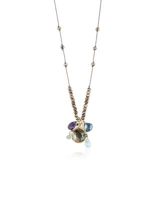 Sylvie Dangle Labradorite Blue Multi Necklace