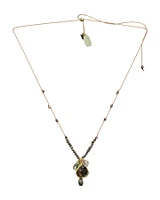 Sylvie Dangle Necklace Smoky Quartz