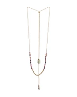 Sylvie Lariat Necklace Tourmaline