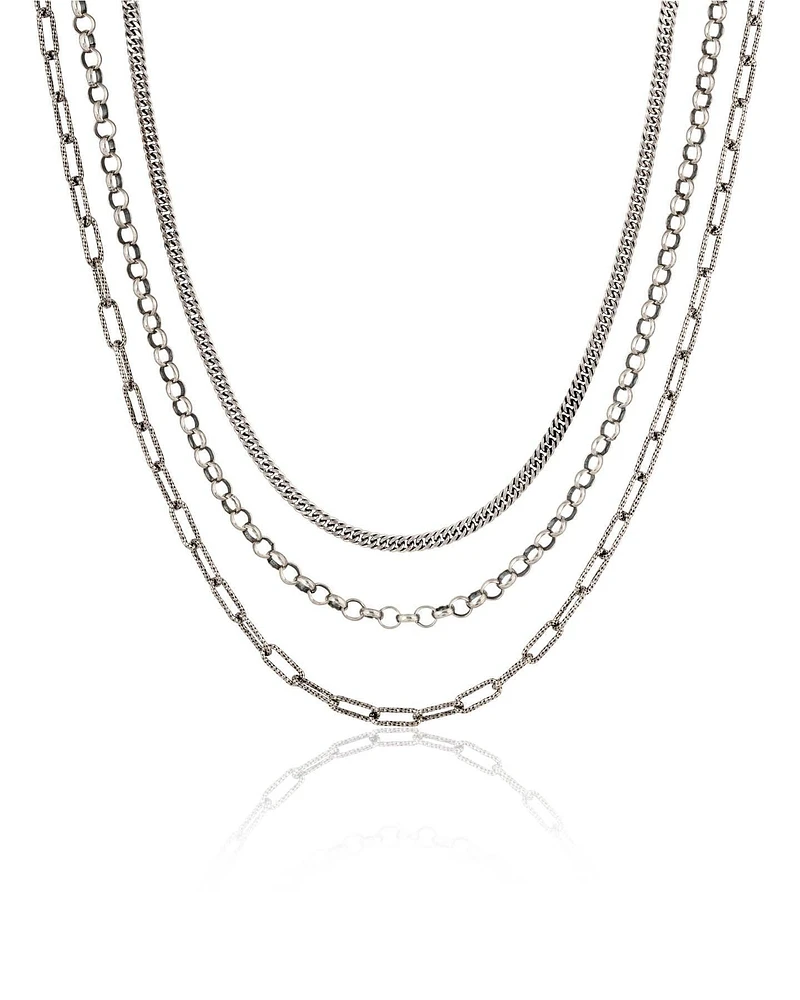 Three Layer Rhodium Chain