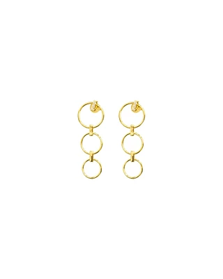 Triple Ring Earring