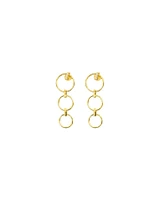 Triple Ring Earring