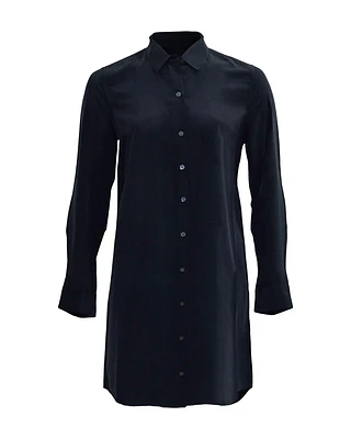 Essential Silk Shirt Dress