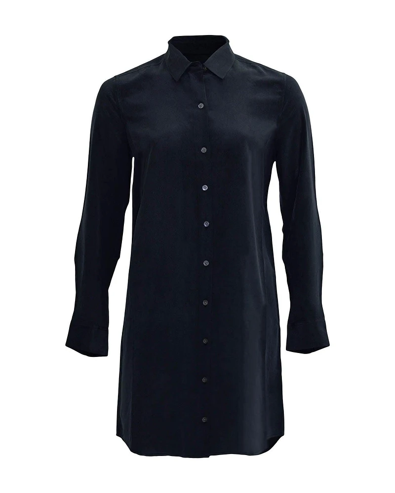 Essential Silk Shirt Dress