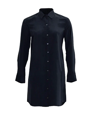 Essential Silk Shirt Dress