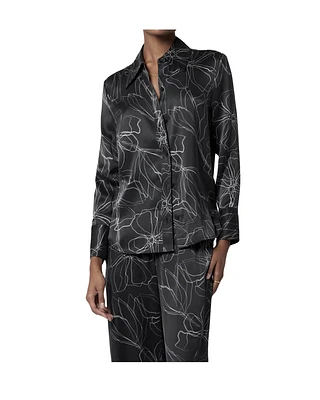 Leona Silk Satin Shirt