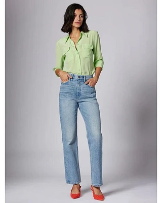 Slim Signature Silk Shirt