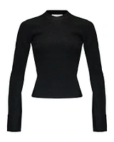 Cut Out Back Sweater
