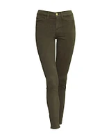 Le High Skinny Washed Army Jeans