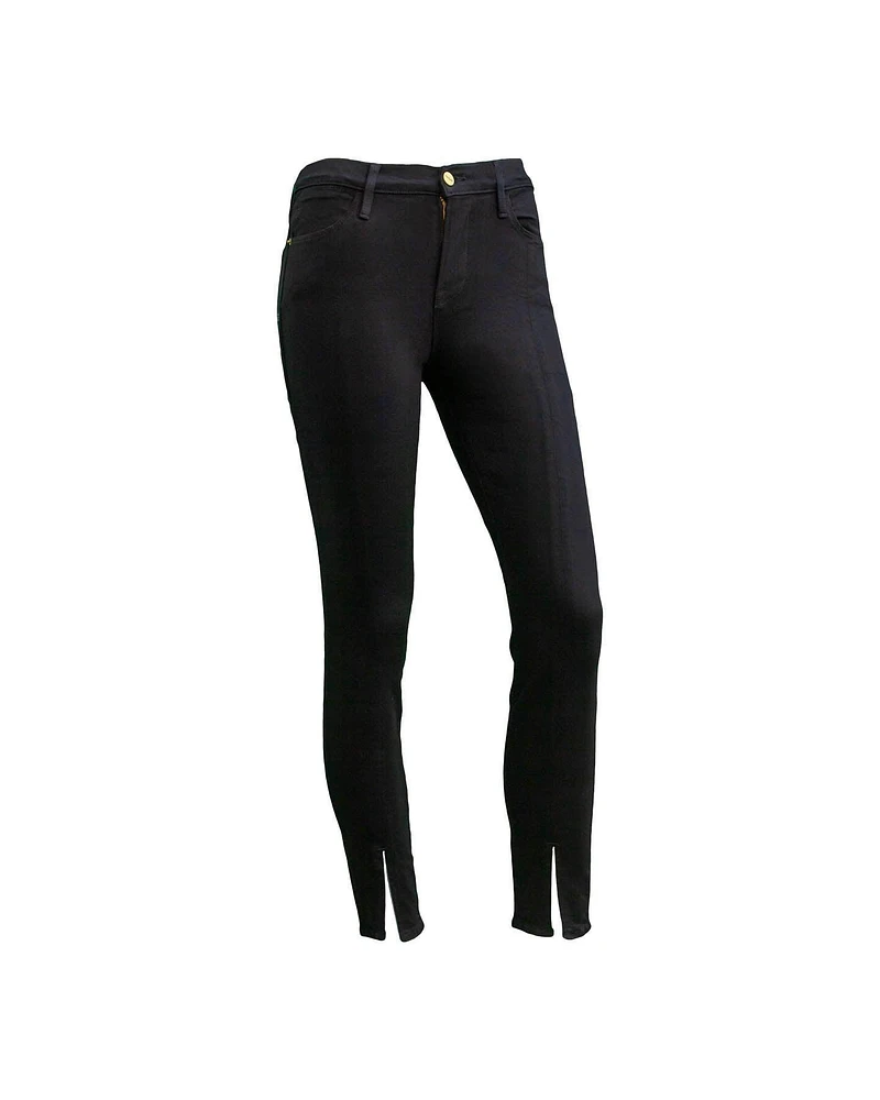 Frame Le High Skinny with Front Split