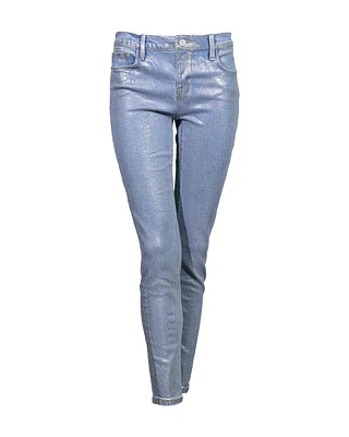 LE Skinny Coated Jeans