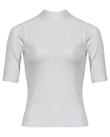 Frame Rib Mockneck Tee