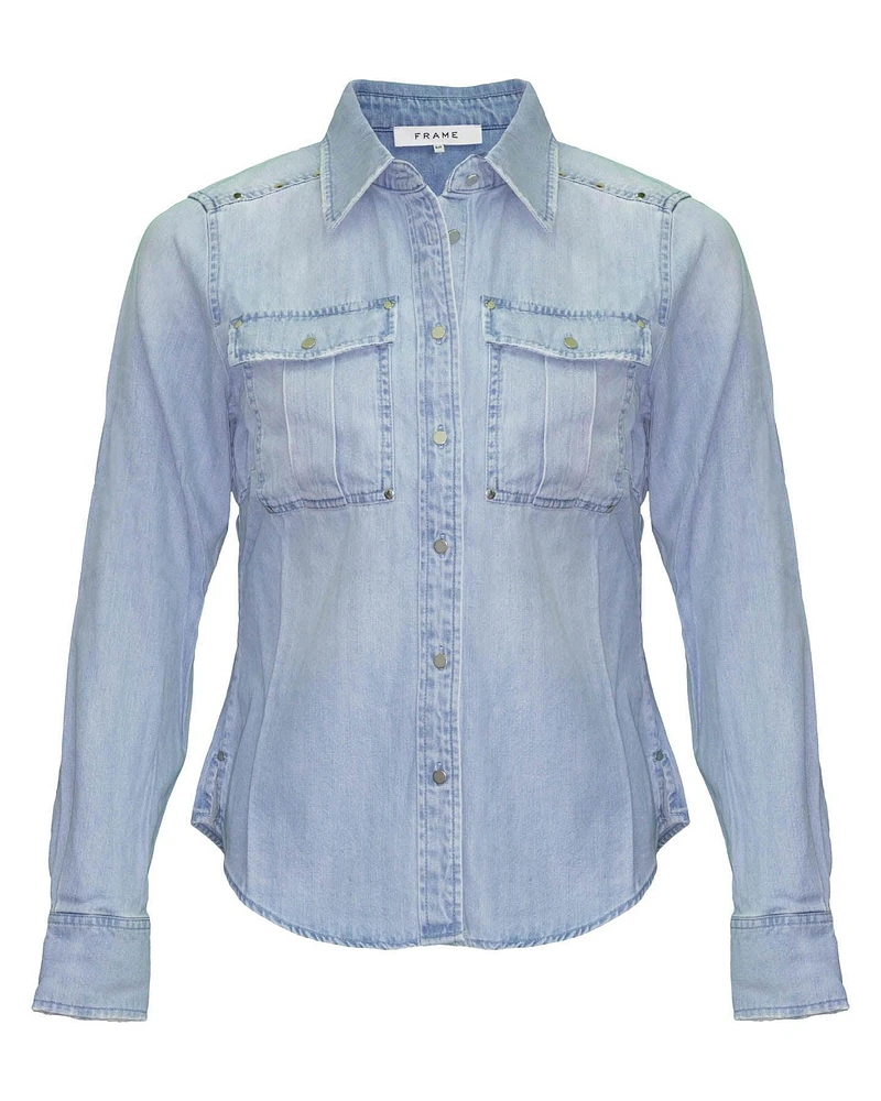 Studded Denim Shirt