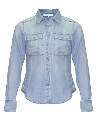 Studded Denim Shirt