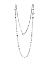 Ashen Silk Mix Necklace