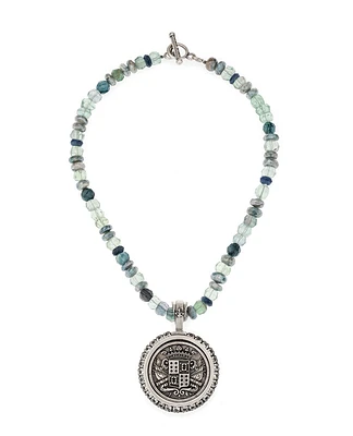 Azur Mix Fontenoy Medal Necklace