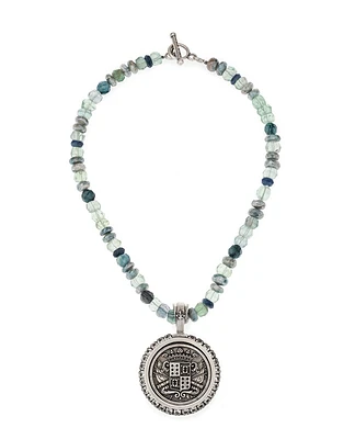 Azur Mix Fontenoy Medal Necklace