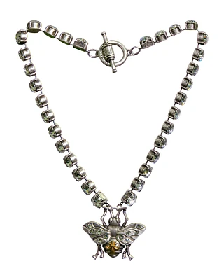 Bee Crystal Necklace
