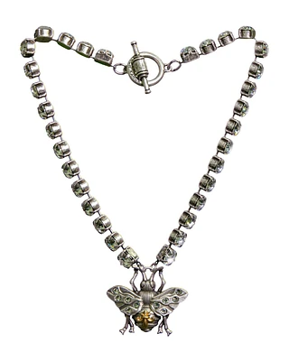 Bee Crystal Necklace