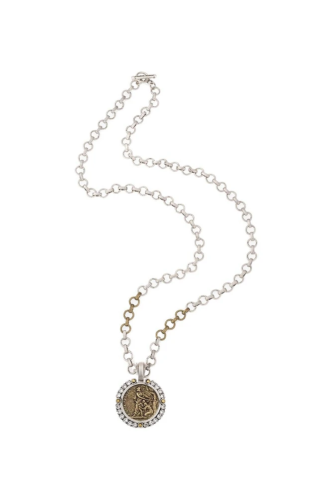 Bubble Chain Protecteur Medal Necklace