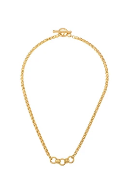 Chevel Chain Brittany Trio Necklace