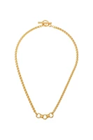 Chevel Chain Brittany Trio Necklace