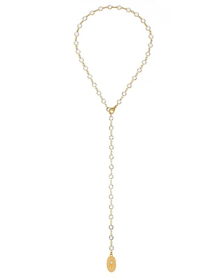 Euro Crystal Gold Lariat