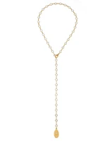 Euro Crystal Gold Lariat