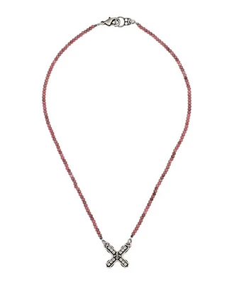 French Kande Raspberry Thulite French Kiss Necklace