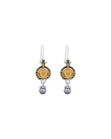Heart Medal Earrings
