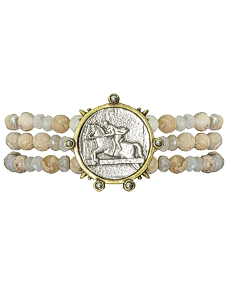 La Lune Mix Cavalier Medal Bracelet