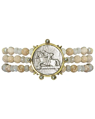 La Lune Mix Cavalier Medal Bracelet