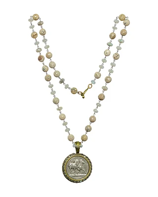 La Lune Mix Chaveux Medal Necklace
