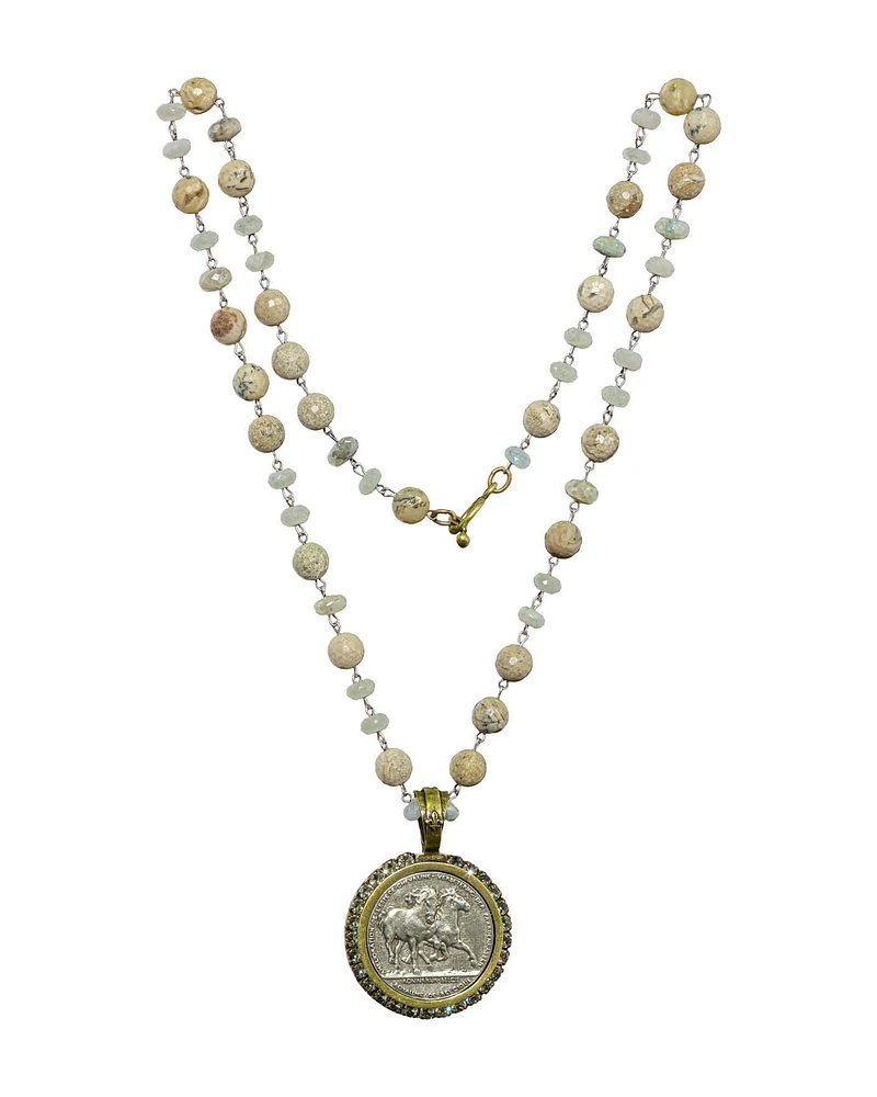 La Lune Mix Chaveux Medal Necklace