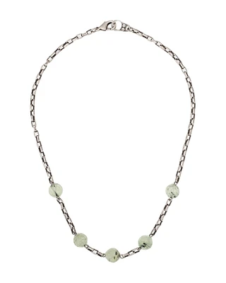 Loire Chain Green Prehinite Necklace